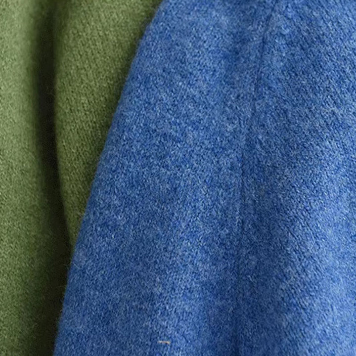 Buddha Stones冬用クルーネック 暖かい 長袖 レディース コットン ニットセーター - image 9