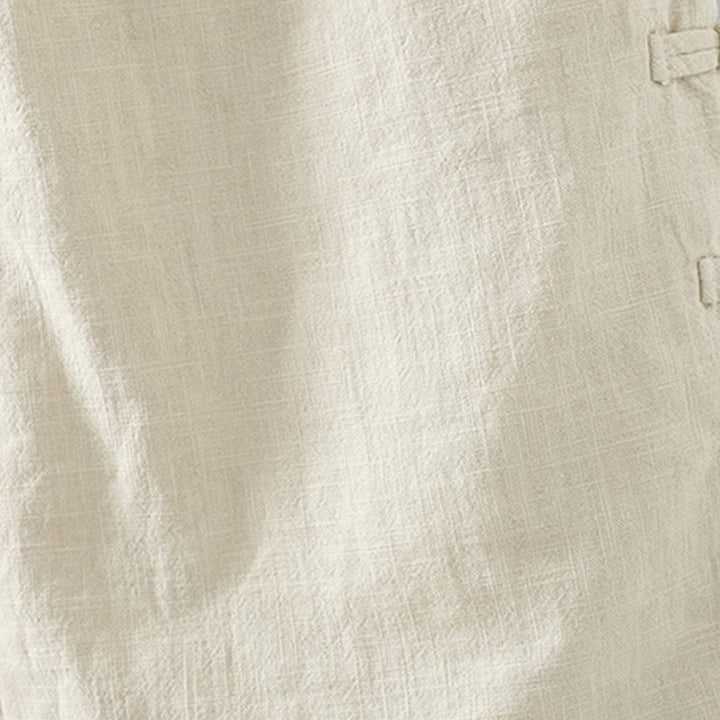 Buddha Stones冬用 伸縮性ウエスト カエルボタンデザイン コットン サーマル レディース ストレートレッグパンツ ポケット付き - image 15