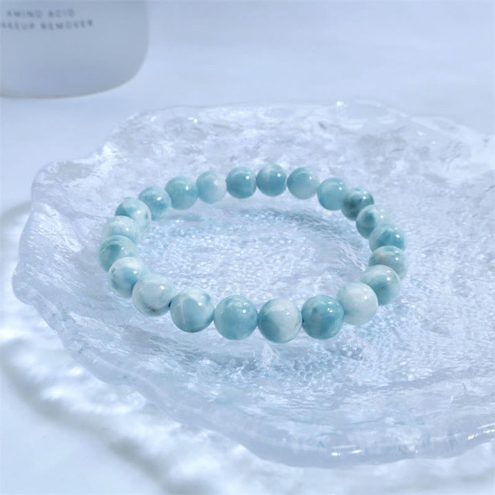 Buddha Stones天然ラリマーの知恵と自信のブレスレット - image 11