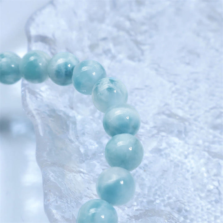 Buddha Stones天然ラリマーの知恵と自信のブレスレット - image 15