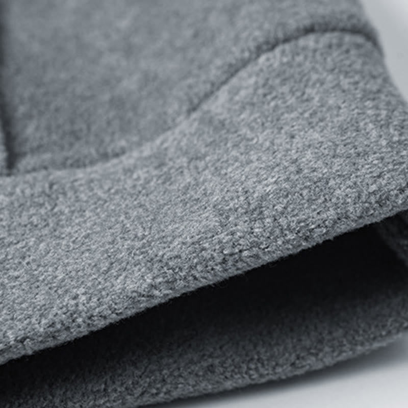 Buddha Stones秋冬 ジッパーデザイン フリース裏地 長袖 コットン メンズ パーカー - image 5