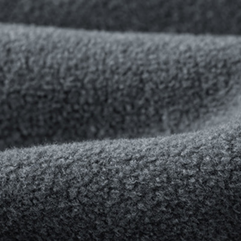 Buddha Stones秋冬 ジッパーデザイン フリース裏地 長袖 コットン メンズ パーカー - image 7