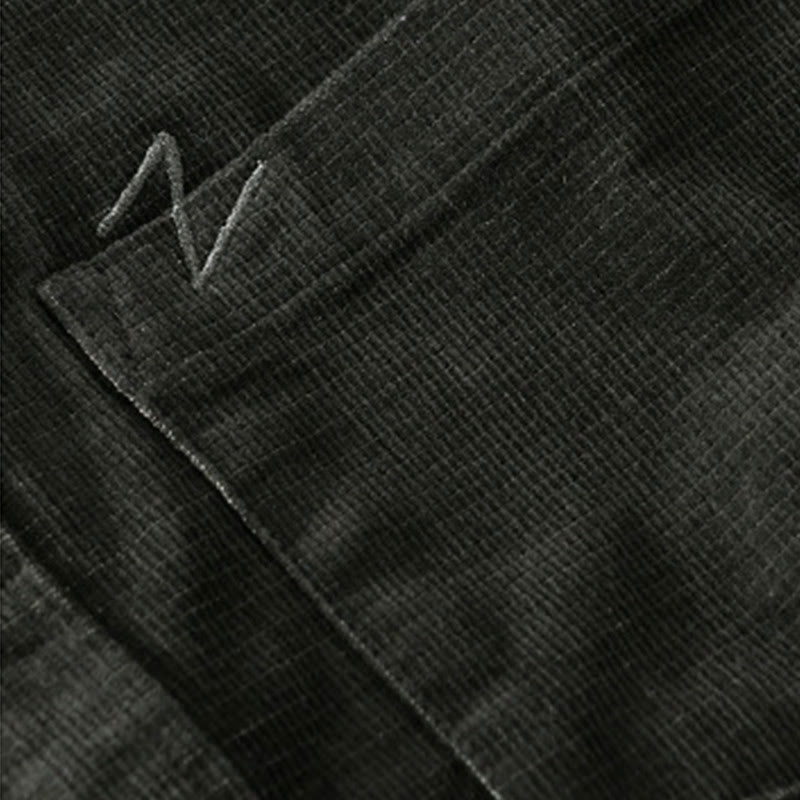 Buddha Stonesカジュアルコーデュロイ無地メンズ長袖コットン厚手ジャケット ポケット付き - image 5