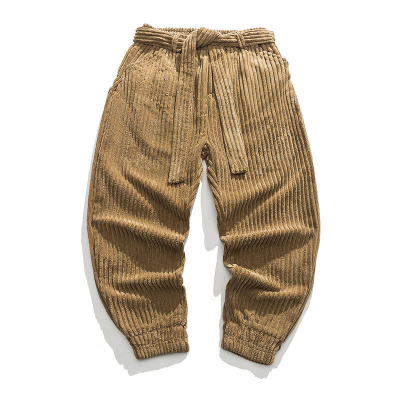 Buddha Stones冬用 無地 メンズ 足首丈 コーデュロイパンツ ポケット付き - ペルー - US/UK/AU46、 EU56 (5XL) - image 24
