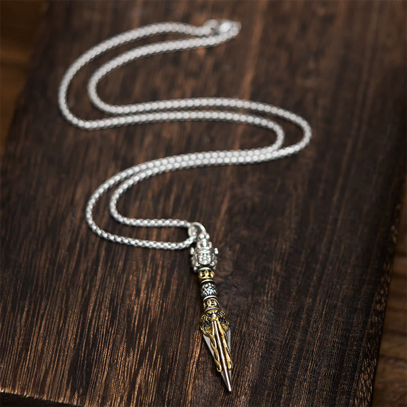 Buddha Stones金剛杵 ヴァジュラキラ 銅製 ヒーリング スピリチュアルパワー ネックレス ペンダント - image 4