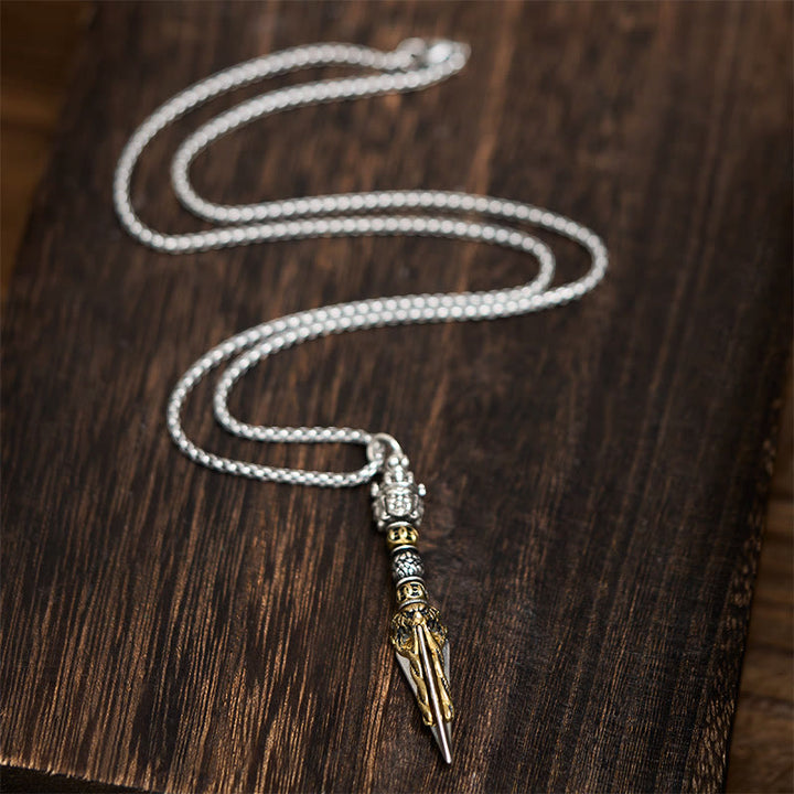 Buddha Stones金剛杵 ヴァジュラキラ 銅製 ヒーリング スピリチュアルパワー ネックレス ペンダント - image 4