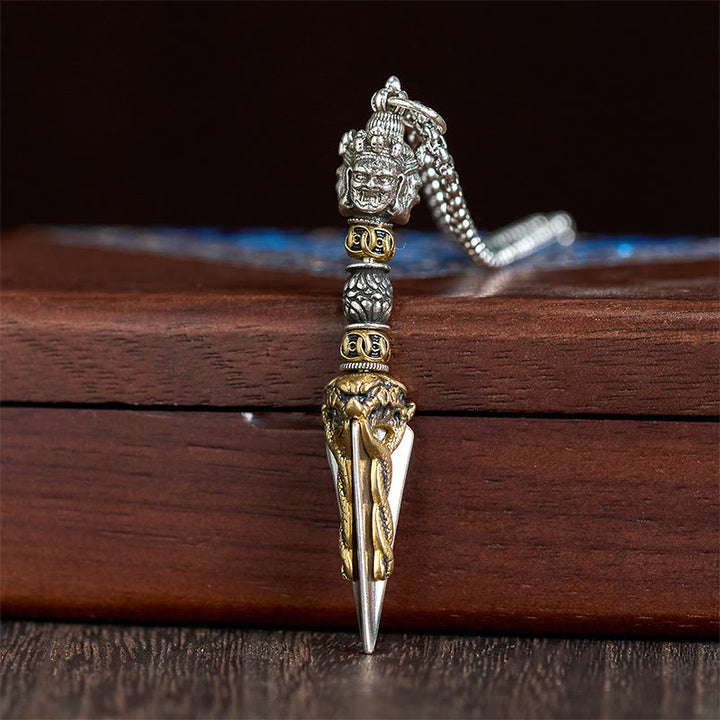 Buddha Stones金剛杵 ヴァジュラキラ 銅製 ヒーリング スピリチュアルパワー ネックレス ペンダント - image 2