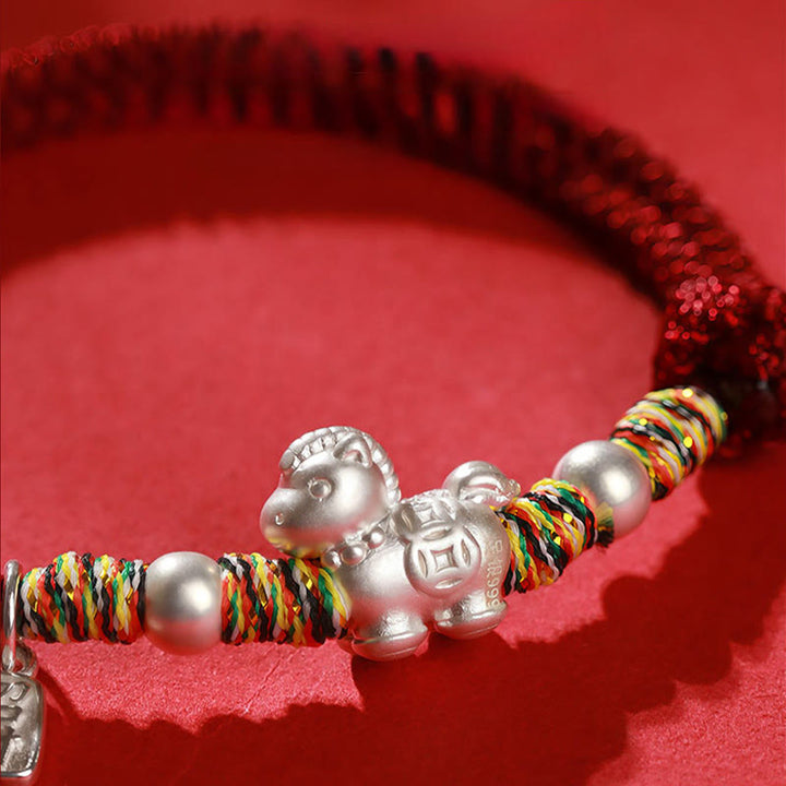 Buddha Stones999スターリングシルバー 馬年 自由 手作業製 ストリングブレスレット - image 15