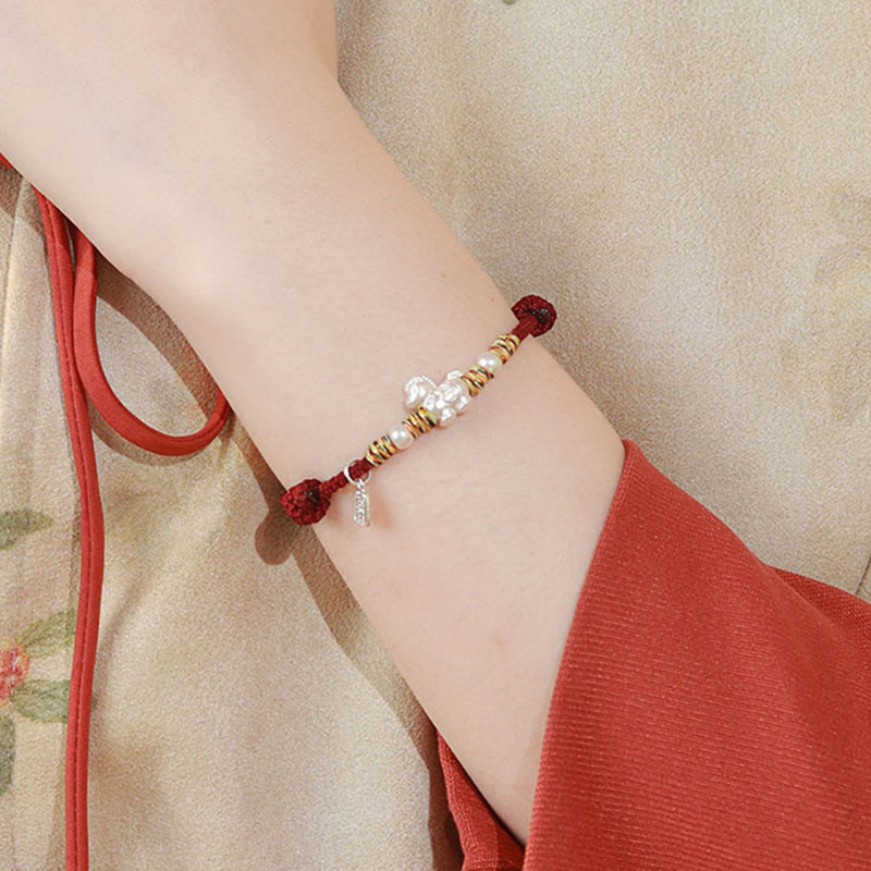 Buddha Stones999スターリングシルバー 馬年 自由 手作業製 ストリングブレスレット - image 10