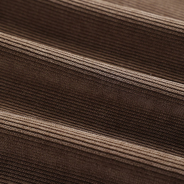 Buddha Stones冬用 無地 レースアップ メンズ ハーレム コットン コーデュロイ パンツ ポケット付き - image 8