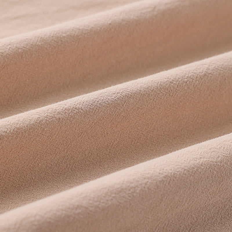 Buddha Stones春秋 無地 長袖 ミドル丈 前開き メンズ着物 - image 7