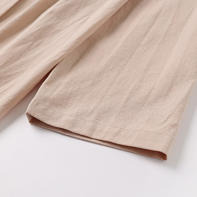 Buddha Stones春秋 無地 長袖 ミドル丈 前開き メンズ着物 - image 6