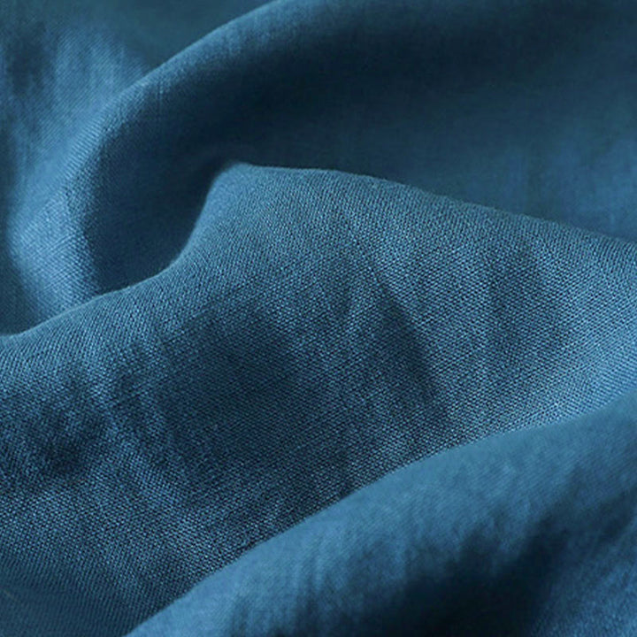 Buddha Stones秋冬 無地 フロッグボタン スタンドカラー 七分袖 ミドル丈 レディース コットンシャツ - image 16