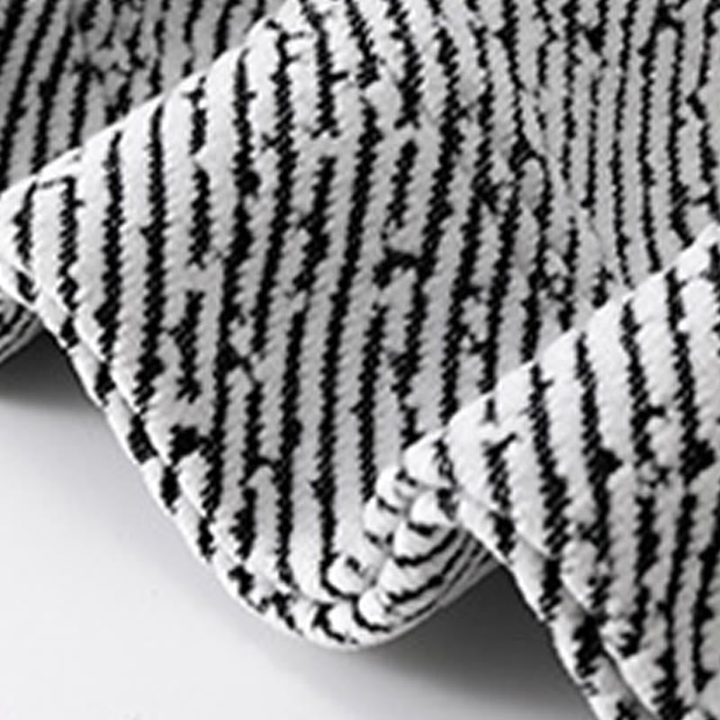 Buddha Stones秋 クルーネック ストライプ ボタン メンズ スウェットシャツ プルオーバー - image 14