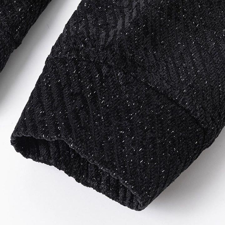 Buddha Stones秋 クルーネック ストライプ ボタン メンズ スウェットシャツ プルオーバー - image 9