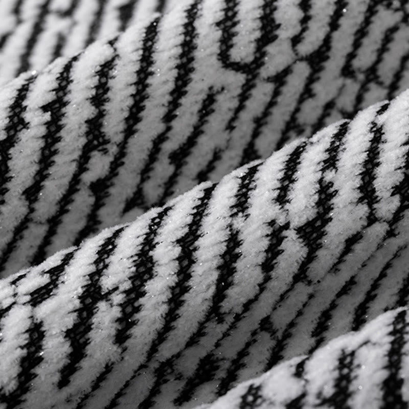 Buddha Stones秋 クルーネック ストライプ ボタン メンズ スウェットシャツ プルオーバー - image 15