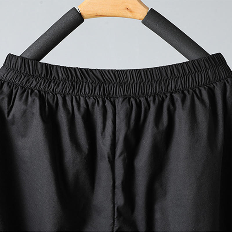 Buddha Stones冬用 伸縮性ウエスト コットン サーマル レディース クロップド丈 7-8丈 ハーレムパンツ ポケット付き - image 20