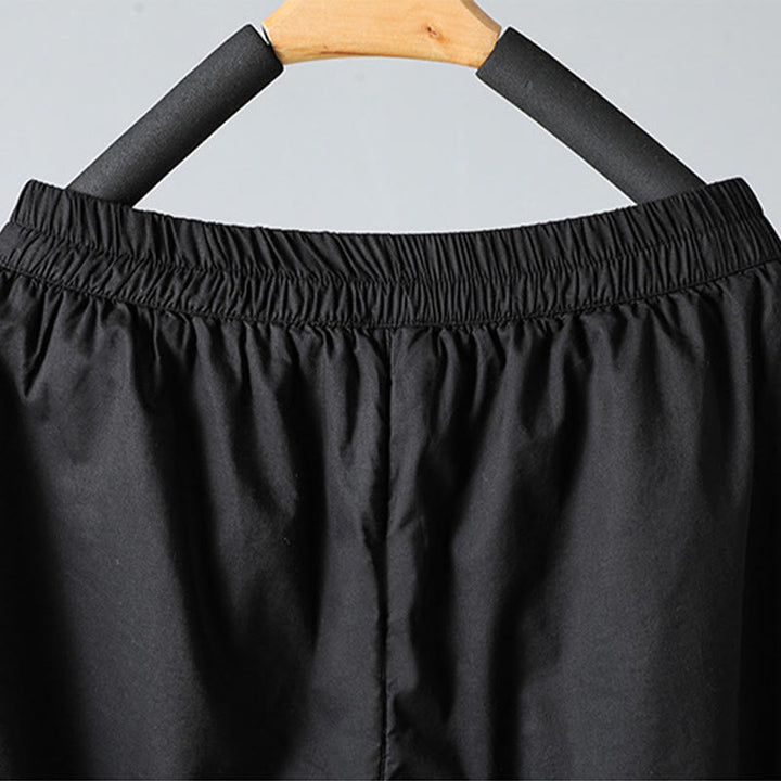 Buddha Stones冬用 伸縮性ウエスト コットン サーマル レディース クロップド丈 7-8丈 ハーレムパンツ ポケット付き - image 20