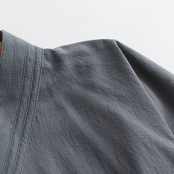 Buddha Stones当山伝統太極拳儀式用 七分袖 男性用道教ロングローブ - image 8