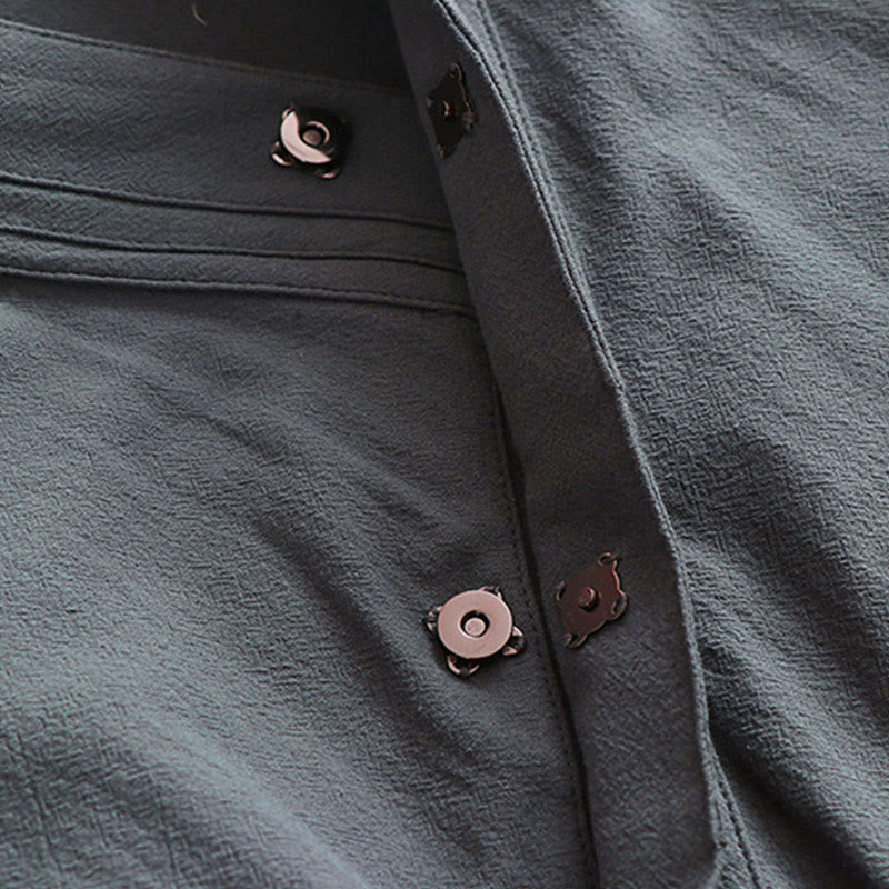 Buddha Stones当山伝統太極拳儀式用 七分袖 男性用道教ロングローブ - image 9