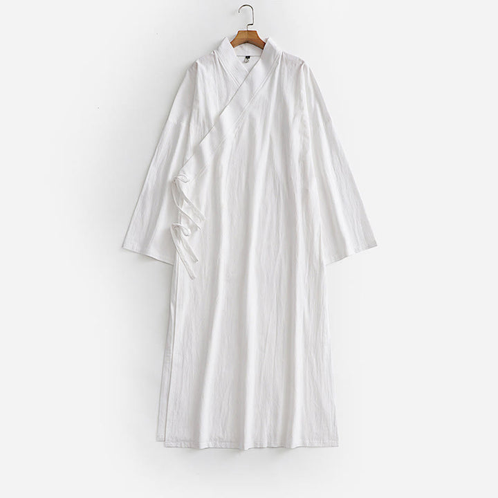 Buddha Stones当山伝統太極拳武術儀式用長袖メンズ道教ロングローブ - image 2