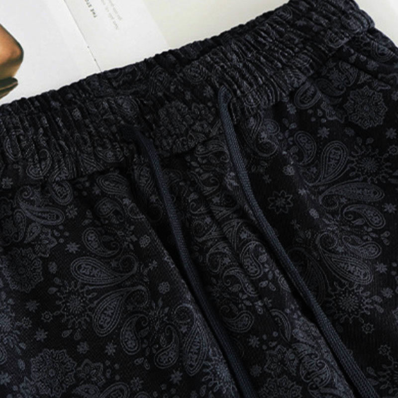 Buddha Stonesカジュアル 花柄 ポリエステル レディース ワイドレッグパンツ ポケット付き - image 3