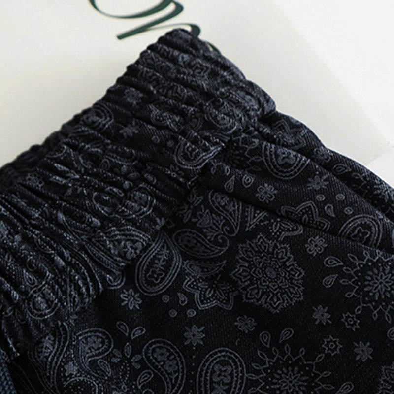 Buddha Stonesカジュアル 花柄 ポリエステル レディース ワイドレッグパンツ ポケット付き - image 2