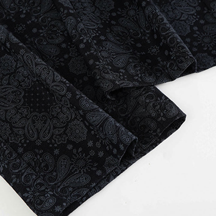 Buddha Stonesカジュアル 花柄 ポリエステル レディース ワイドレッグパンツ ポケット付き - image 4