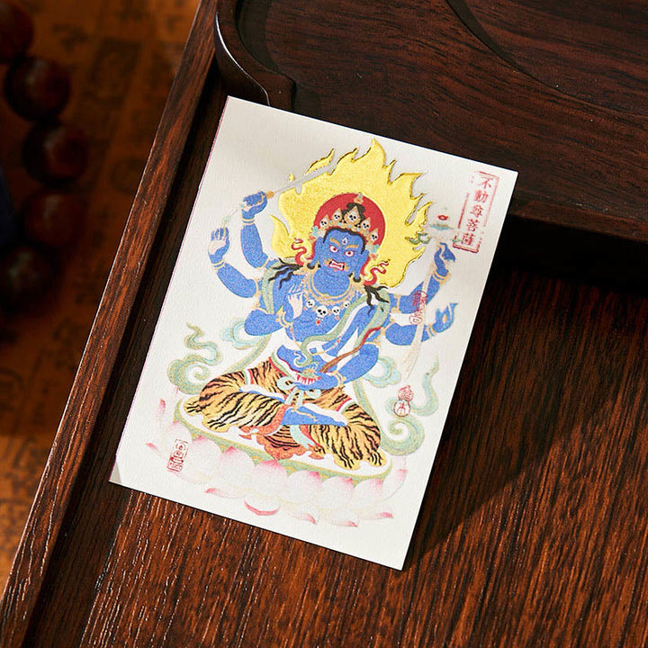 Buddha Stones十二支誕生仏山の幽霊 お金を使う 銅貨 サシェ 吊り下げ装飾 - image 7