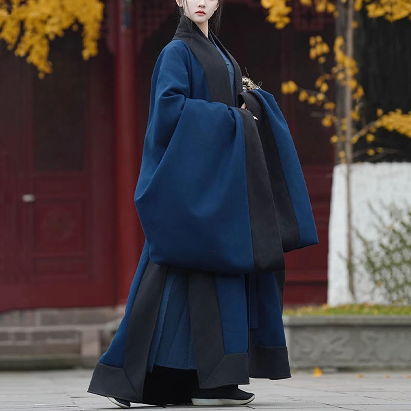 Buddha Stones秋冬 武当 伝統 太極拳 武術 儀式 リネン 長袖 ユニセックス 道教 ロングローブ - image 2