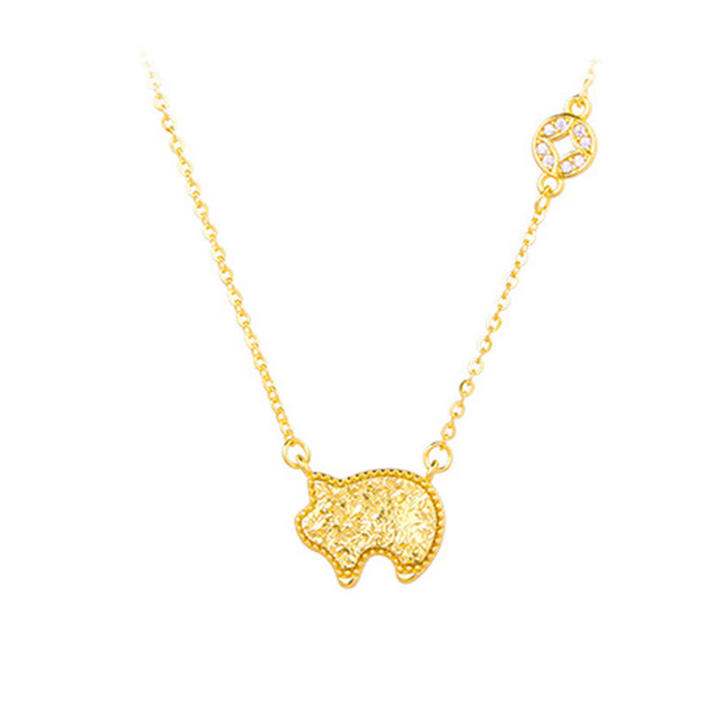 Buddha Stones午年 中国の干支 925スターリングシルバー コインデザイン良縁祈願チェーンネックレスペンダント - 豚 - シルバー（良縁祈願♥ 守護） - image 31