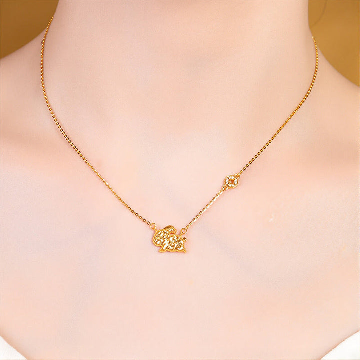 Buddha Stones午年 中国の干支 925スターリングシルバー コインデザイン良縁祈願チェーンネックレスペンダント - image 18