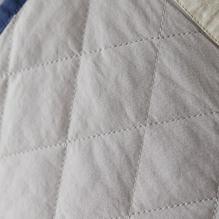 Buddha Stones、斜め襟、カエルボタン、花瓶、植物柄、長袖、クルーネック、コットン、ミディドレス - image 6