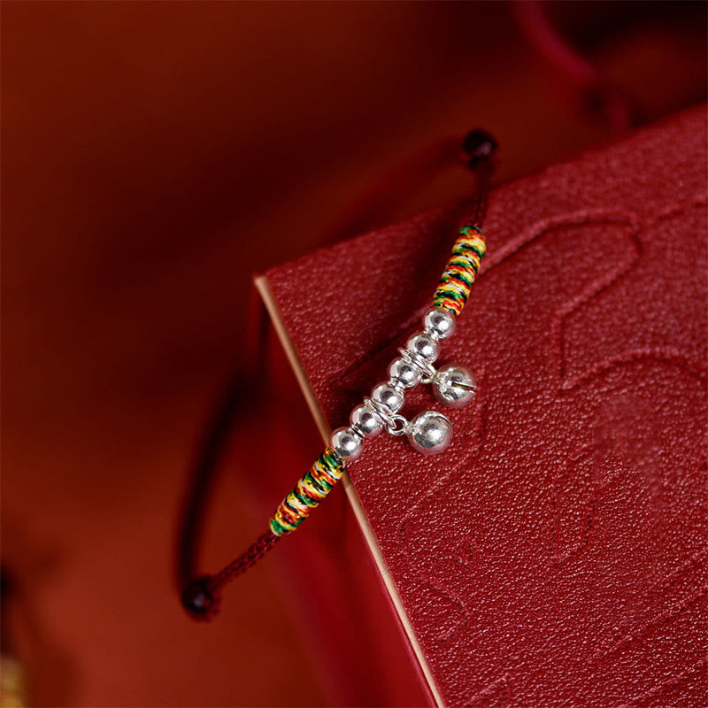 Buddha Stonesシルバーベル 赤 黒 紐 保護 調節可能 猫 小型犬 ペット用首輪 - image 12