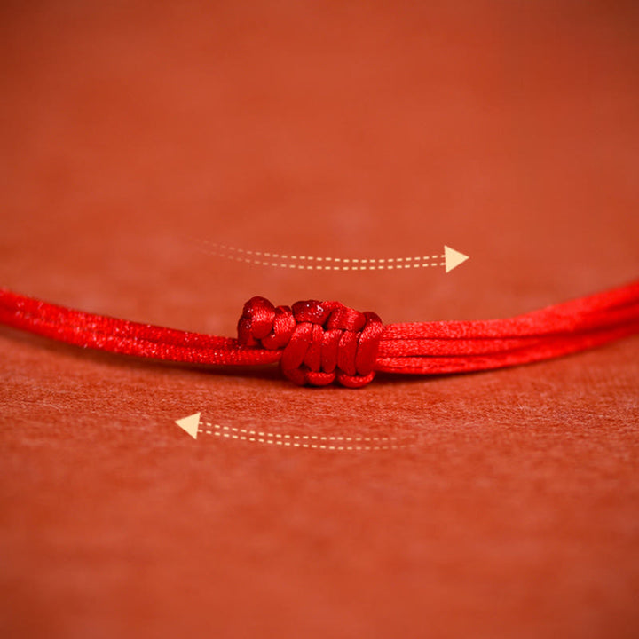 Buddha Stones赤紐桃の木ビーズベル 強度調節可能 猫 小型犬 ペット用首輪 - image 10