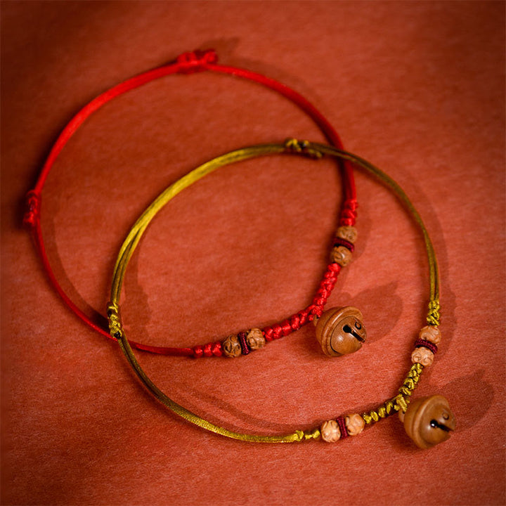 Buddha Stones赤紐桃の木ビーズベル 強度調節可能 猫 小型犬 ペット用首輪 - image 16