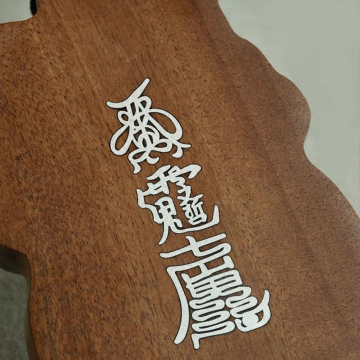 Buddha Stones午年福文字黒檀木製 天秤 ネックレス ペンダント - image 6