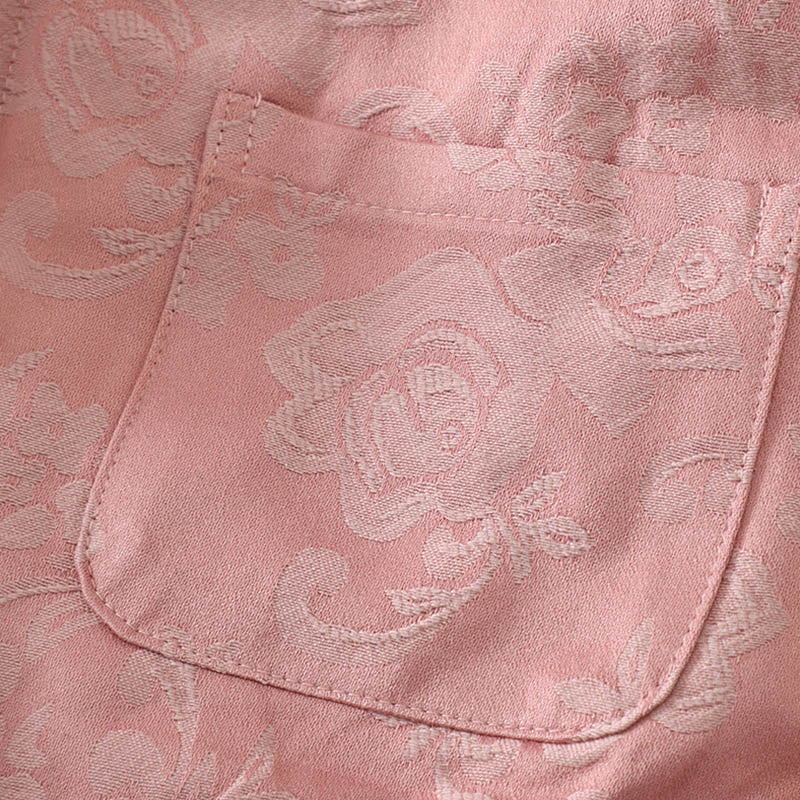 Buddha Stonesの花柄カエルボタンレディースコットンノースリーブベストウエストコート - image 6