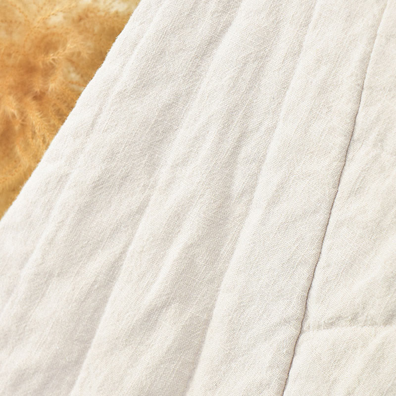 Buddha Stones無地コットン 厚手 レディース 7-8丈 ポケット付きパンツ - image 8