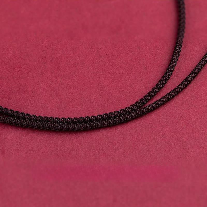 Buddha Stones午年 十二支 彫刻デザイン 辰砂良縁祈願ロープネックレス ペンダント - image 42