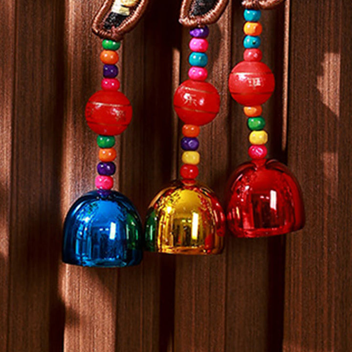 午年刺繍のBuddha Stones鈴タッセル吊り下げ装飾 - image 6