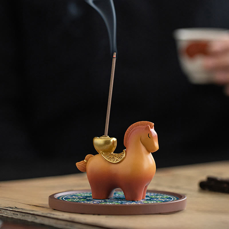 2026年午年Buddha Stones新年インゴット富を引き寄せるホームデコレーション香炉 - image 6