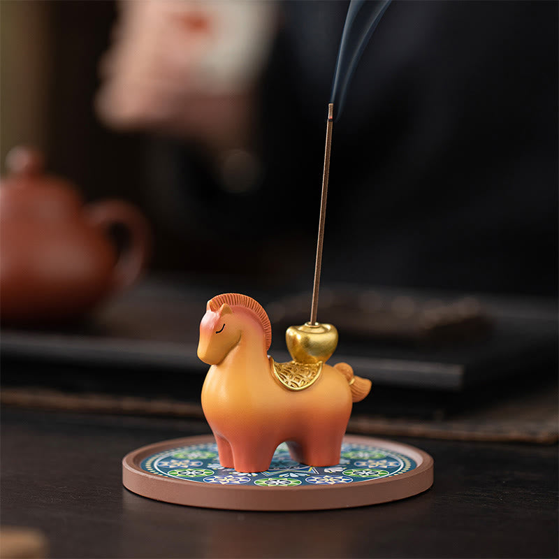 2026年午年Buddha Stones新年インゴット富を引き寄せるホームデコレーション香炉 - image 4