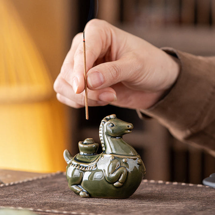 Buddha Stones午年 2026 新年 幸運のインゴット 香炉 - image 3