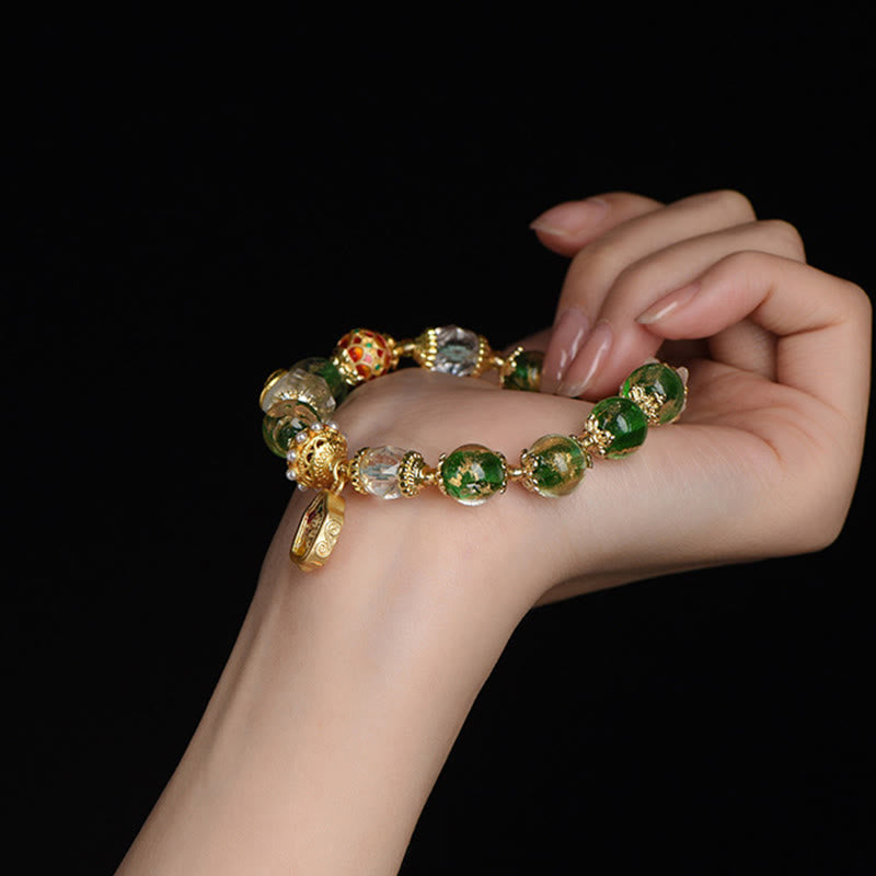 Buddha Stones琉璃ガラス 925スターリングシルバー 銅製 邪悪な霊を寄せ付けないブレスレット - image 12