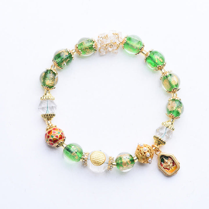 Buddha Stones琉璃ガラス 925スターリングシルバー 銅製 邪悪な霊を寄せ付けないブレスレット - image 9