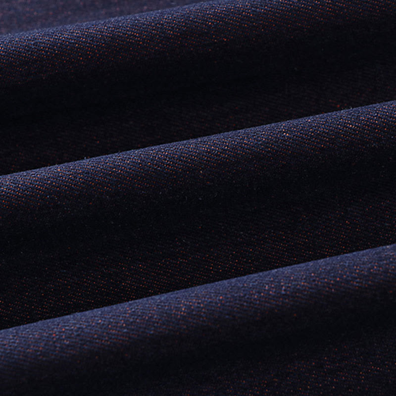 Buddha Stones無地 レースアップ オープンフロント 七分袖 ジャケット メンズ デニム コットン 着物 - image 10