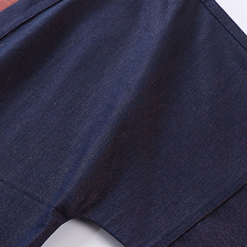 Buddha Stones無地 レースアップ オープンフロント 七分袖 ジャケット メンズ デニム コットン 着物 - image 8