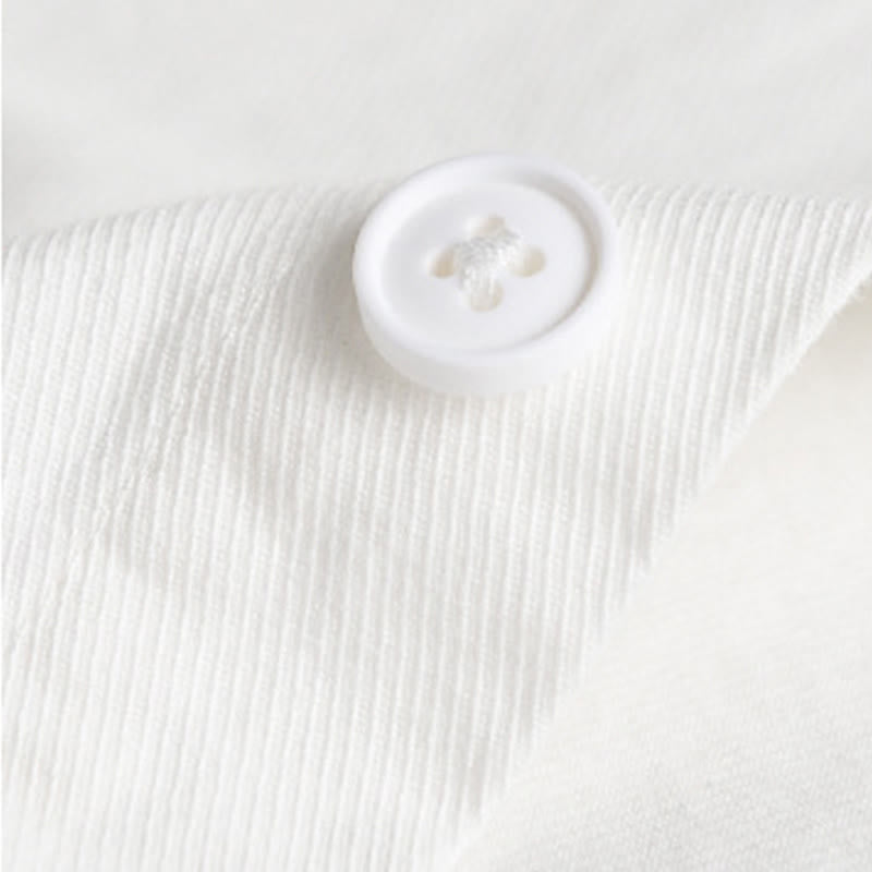 Buddha Stones春 無地 ボタンダウン 装飾ポケット メンズ スタンドカラー 長袖 コットンシャツ - image 23