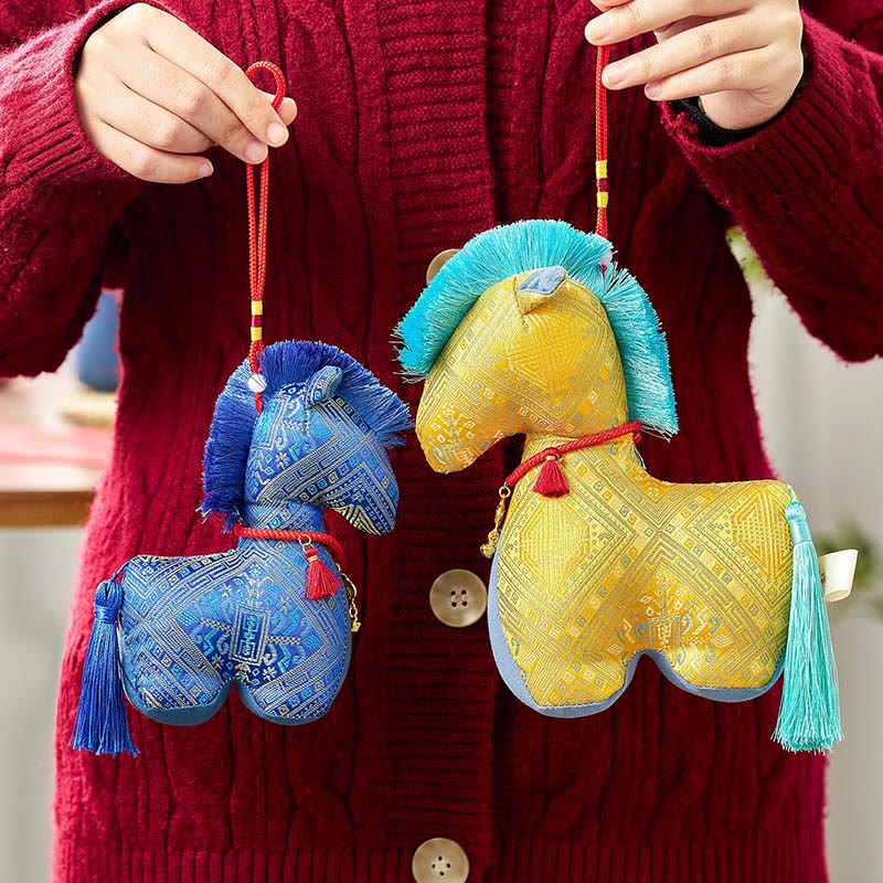 午年用Buddha Stones赤紐刺繍インゴットタッセル装飾 - image 18